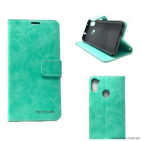 Mooncase Diary Wallet Case For Samsung A11 6.4 inch  A115 Mint Green